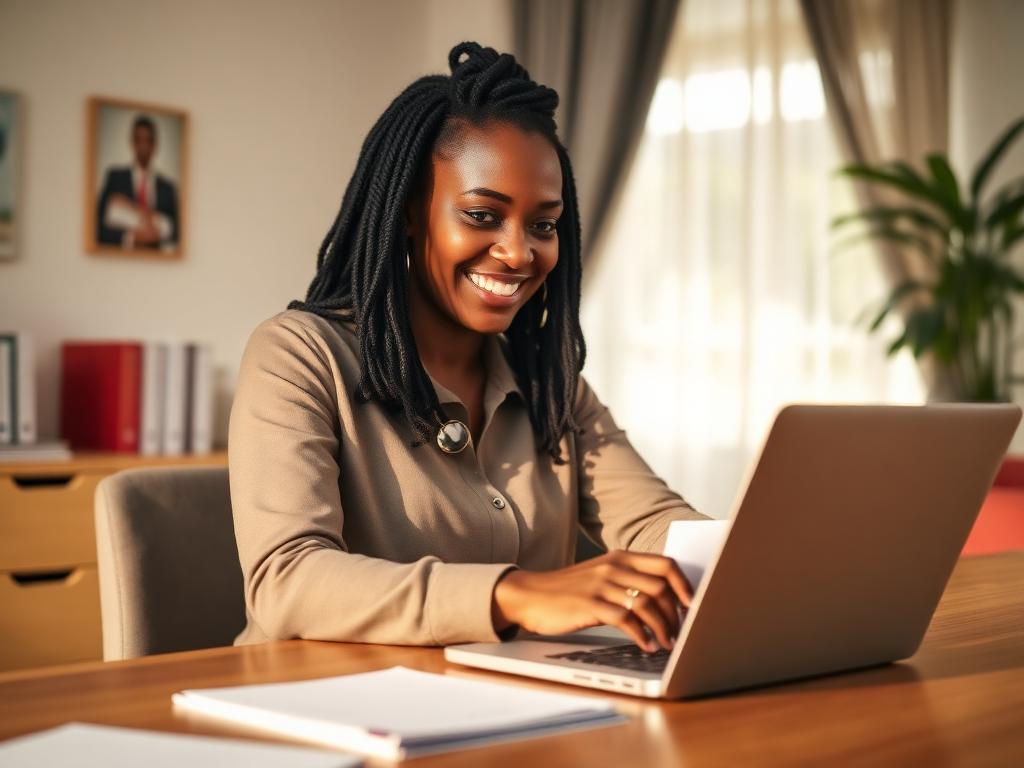 Responsable d'agence de placement vérifiant des dossiers